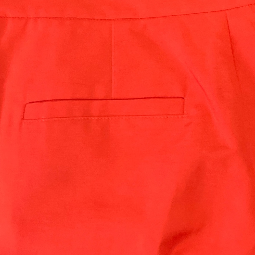 Kate Spade New York Red Size 2 Wide-Leg Palazzo Pants Crisp Linen Cotton Blend - Picture 7 of 7